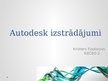 Презентация 'Autodesk izstrādājumi', 1.
