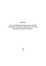 Реферат 'Vasilija Kandinska teorētiskie principi, daiļrades raksturojums un ietekme uz ab', 1.