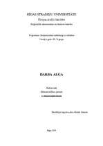 Конспект 'Darba alga', 1.