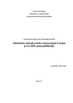 Эссе 'Sabiedrisko attiecību darba raksturojumi Latvijas presē 2010.gada publikācijās', 1.