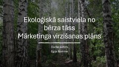 Презентация 'Ekoloģiskā saistviela no bērza tāss', 1.