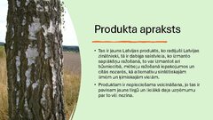 Презентация 'Ekoloģiskā saistviela no bērza tāss', 2.