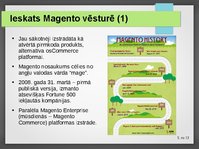 Презентация 'E-komercijas platforma Magento', 5.