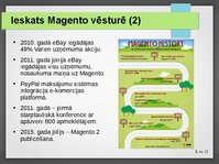 Презентация 'E-komercijas platforma Magento', 6.