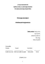 Конспект 'Attīstības psiholoģijas tabula', 1.