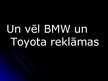 Презентация 'Īpaša pieprasījuma preces - BMW un Toyota automašīnas', 36.
