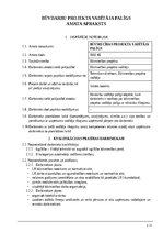 Образец документа 'Būvdarbu projekta vadītāja palīgs - amata apraksts', 1.