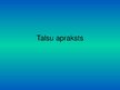 Презентация 'Talsu apraksts', 1.