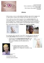 Конспект 'Albīnisms', 1.