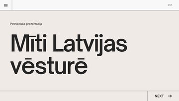 Презентация 'Mīti Latvijas vēsturē', 1.