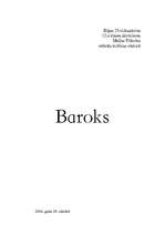 Реферат 'Baroks. Baroks Latvijā', 1.