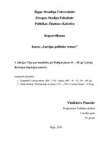Конспект 'Cīņa par kundzību pie Baltijas jūras 16.-18.gadsimtā. Latvija Krievijas impērija', 1.