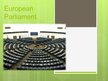 Презентация 'European Parliament', 1.