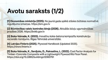 Презентация 'Pārsegumu slodžu aprēķini', 13.