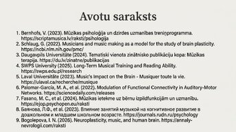 Презентация 'Kā muzikālā apmācība ietekmē kognitīvo attīstību', 15.