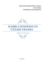 Реферат 'Referāts par komponistiem K.Sensānss un C.Franks', 1.