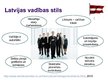 Презентация 'Vadības stilu salīdzinājums Latvijā, Itālijā un Nīderlandē', 12.