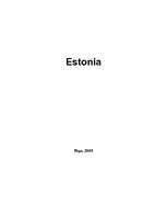 Реферат 'Estonia', 1.