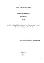 Реферат 'Seksuālie noziegumi - jēdziens, cēloņi, tendences un raksturojums Latvijā, novēr', 1.