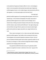 Эссе 'Essay on Intelectual Property Rights Concerning Genetically Modified Organisms a', 3.