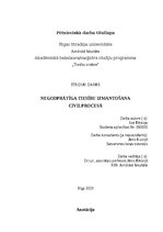 Реферат 'Negodprātīga tiesību izmantošana civilprocesā', 1.