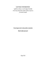 Конспект 'Patstāvīgais darbs dabaszinību metodikā - Darbs dabā pavasarī', 1.