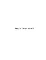 Реферат 'NATO un Krievijas attiecības', 1.