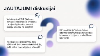 Презентация 'Lielveikalu cenošanas stratēģijas un to ietekme uz patērētāju izvēli Latvijā un ', 16.