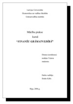 Отчёт по практике 'Finanšu analīzes prakses pārskats', 18.