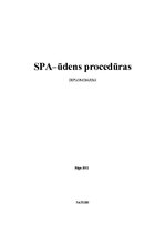 Реферат 'SPA procedūras', 1.