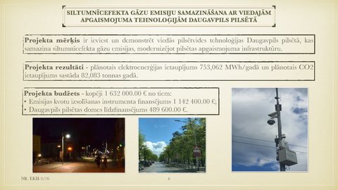 Презентация 'Daugavpils pilsētas īstenoto projektu analīze', 6.
