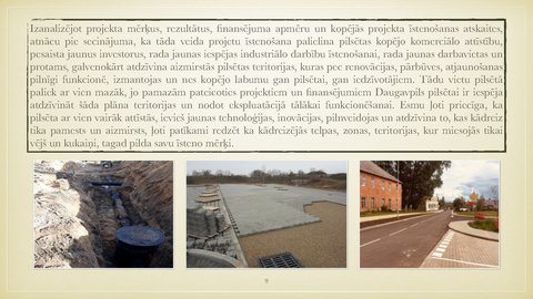 Презентация 'Daugavpils pilsētas īstenoto projektu analīze', 9.