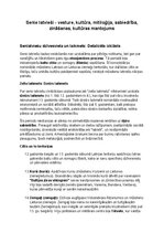 Конспект 'Seno latviešu vēsture, kultūra, mitoloģija, sabiedrība un kultūras mantojums: ko', 1.
