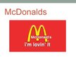 Презентация 'Fast Food Restaurants. "McDonalds"', 2.