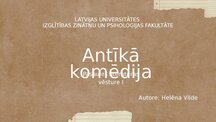 Презентация 'Antīkā komēdija', 12.