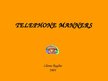 Презентация 'Telephone Manners', 1.
