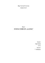 Реферат 'Stock Company "Lauma"', 1.