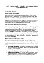 Конспект 'Acteki: vēsture, kultūra, mitoloģija, sabiedrība un kultūras mantojums', 1.