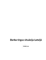 Конспект 'Darba tirgus situācija Latvijā', 6.