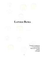 Реферат 'Latvijas Banka', 1.