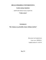 Конспект 'Par Saeimas un pašvaldību domes vēlēšanu kārtību', 1.