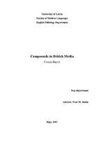 Конспект 'Compounds in British Media', 1.