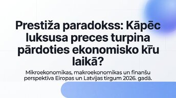 Презентация 'Kāpēc luksusa preces turpina pārdoties ekonomisko krīžu laikā?', 1.