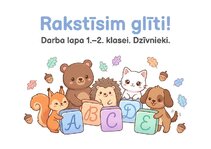 Презентация 'Rakstīsim glīti - darba lapa latviešu valodā', 1.