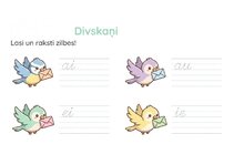 Презентация 'Rakstīsim glīti - darba lapa latviešu valodā', 3.