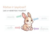 Презентация 'Rakstīsim glīti - darba lapa latviešu valodā', 5.