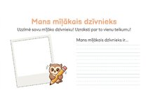 Презентация 'Rakstīsim glīti - darba lapa latviešu valodā', 9.