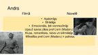 Презентация '"Salna pavasarī" - noveles un filmas salīdzinājums', 3.
