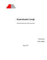 Реферат 'Kontrabanda Latvijā', 1.