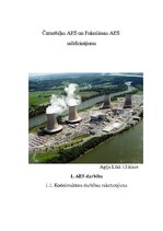 Реферат 'Fukušimas un Černobiļas atomelektrostaciju salīdzinājums', 1.